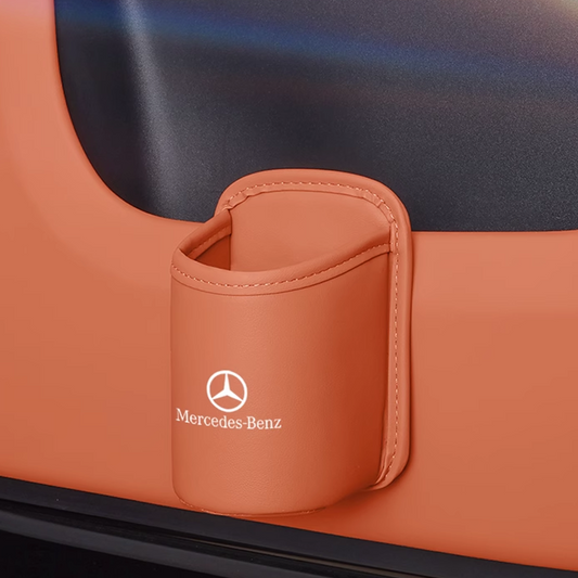 Lederen bekerhouder – Clip-on Custom Design