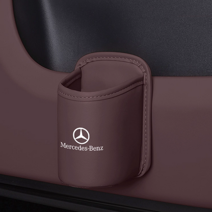 Lederen bekerhouder – Clip-on Custom Design