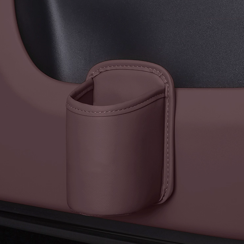 Lederen bekerhouder – Clip-on Custom Design