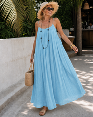 Amener Kleid Hellblau