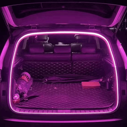 Dynamisch vloeiende kofferbakverlichtingsstrip