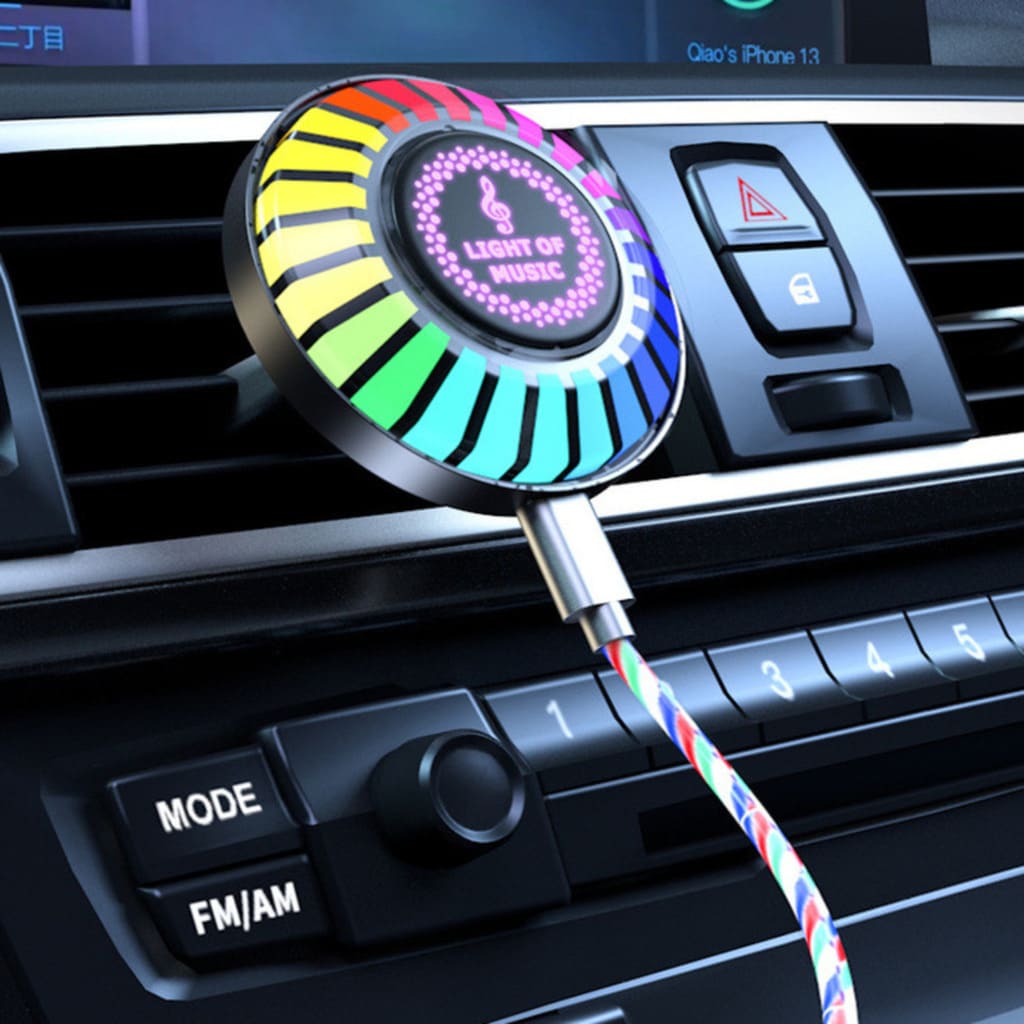 sound pickup ambient light for car