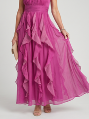 Constanze | Rüschen-Maxikleid mit Volants