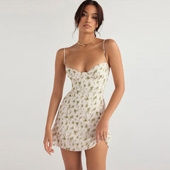 Sexy Hollow Lace Camisole Dresses Women Transparent Strapless Crop Tops