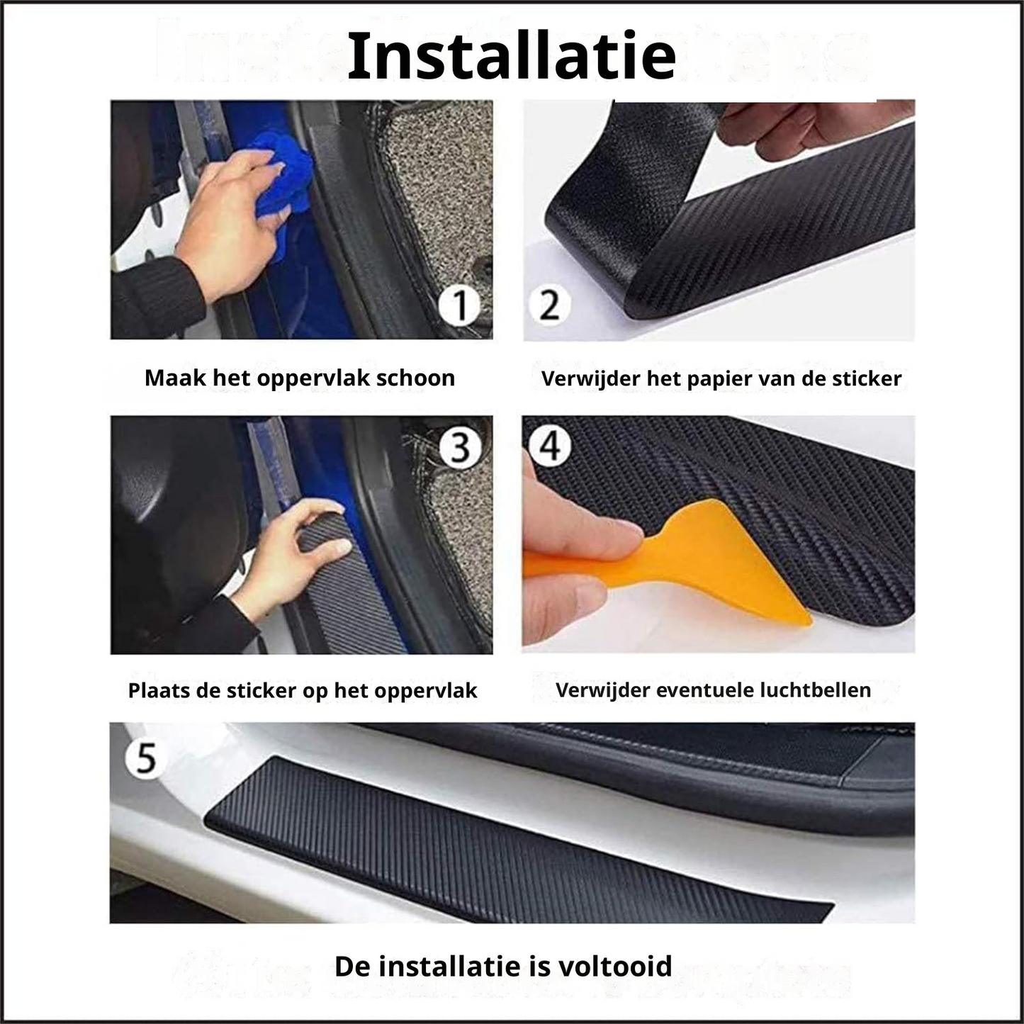 Glow In The Dark Koolstofstickers