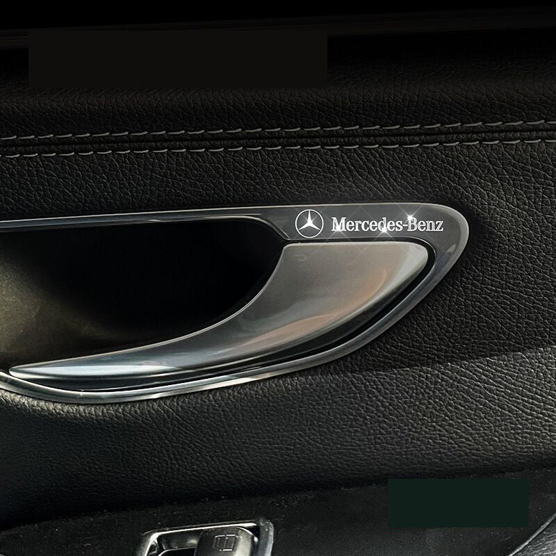 Metalen Autostickers - 4 Stuks