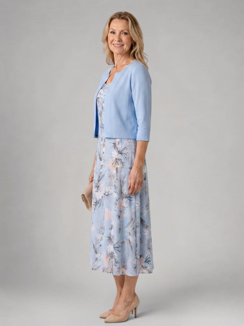 Marlene | Florales Midikleid mit Kurzjacke — Bild 1