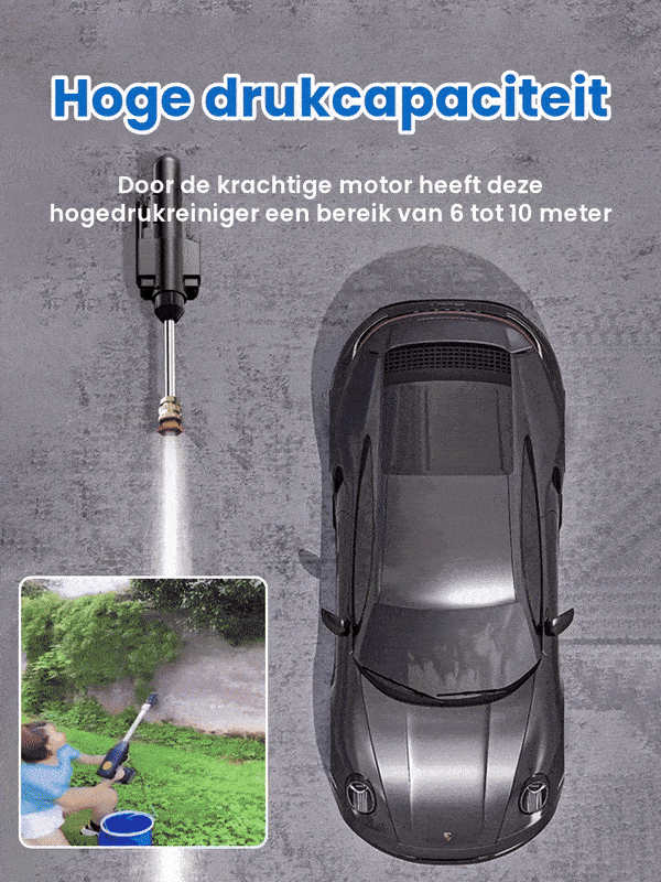 Draagbare Hogedrukreiniger