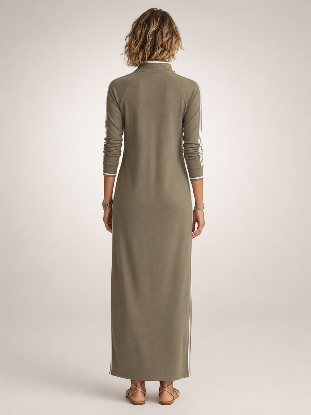 Frieda | Minimalistisches Sweatkleid in Maxilänge