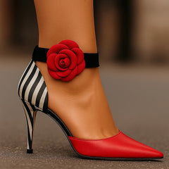 Viktoria | Pointy-Pumps mit Animal-Print – Ansicht 03