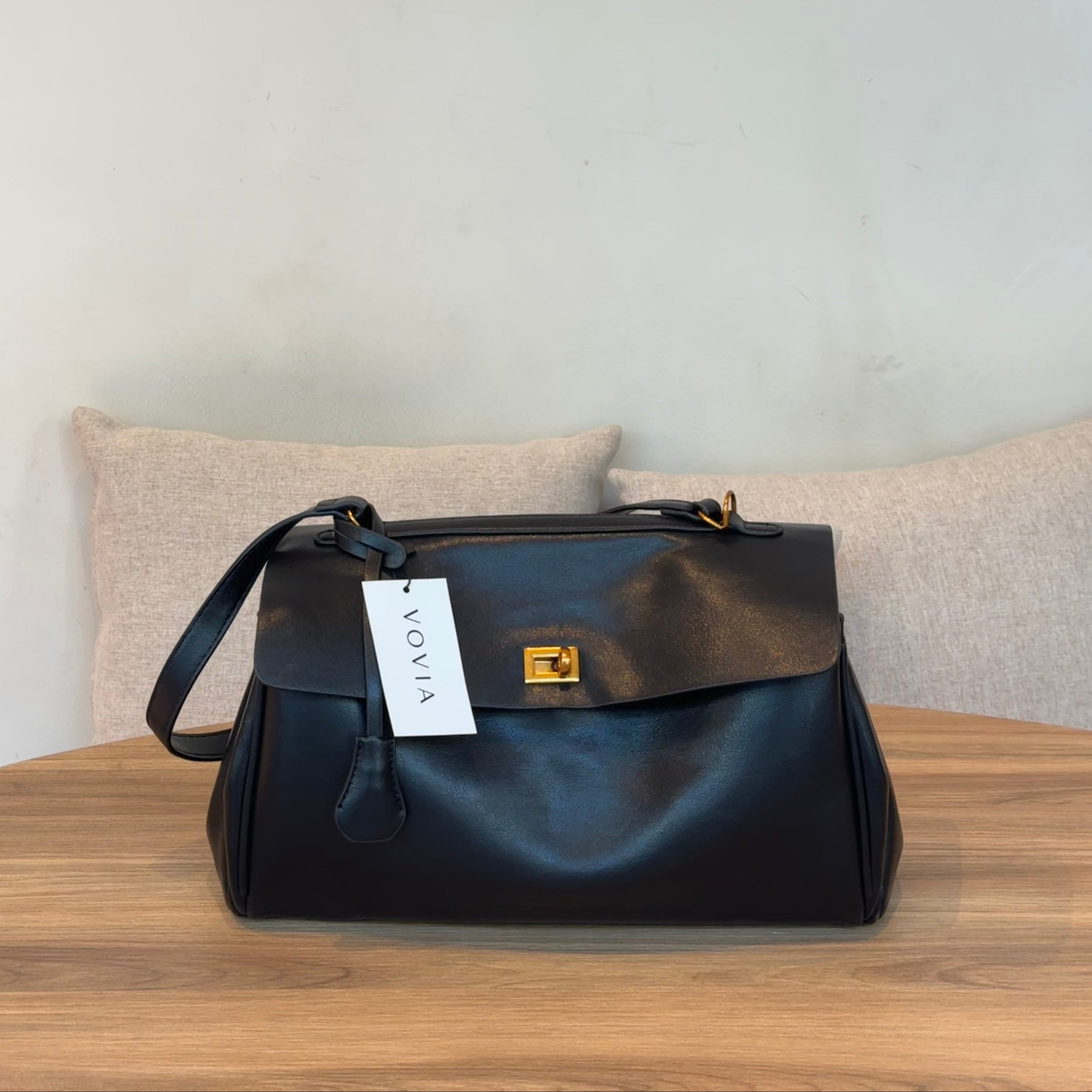Friederike | Vintage-Henkeltasche mit Anhänger