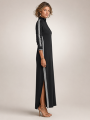 Frieda | Minimalistisches Sweatkleid in Maxilänge