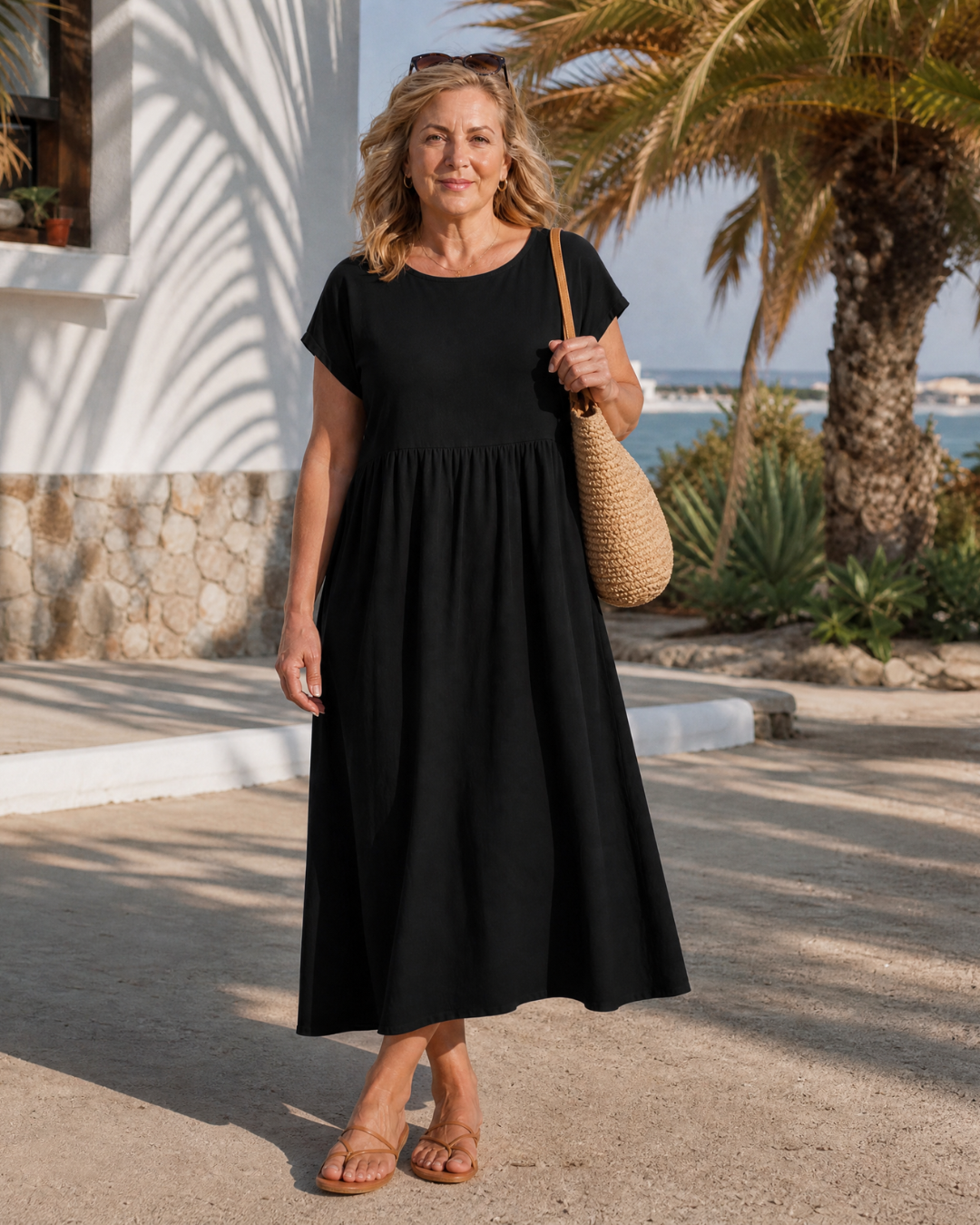 Sophie | Lockeres Midi-Kleid – Bild 1