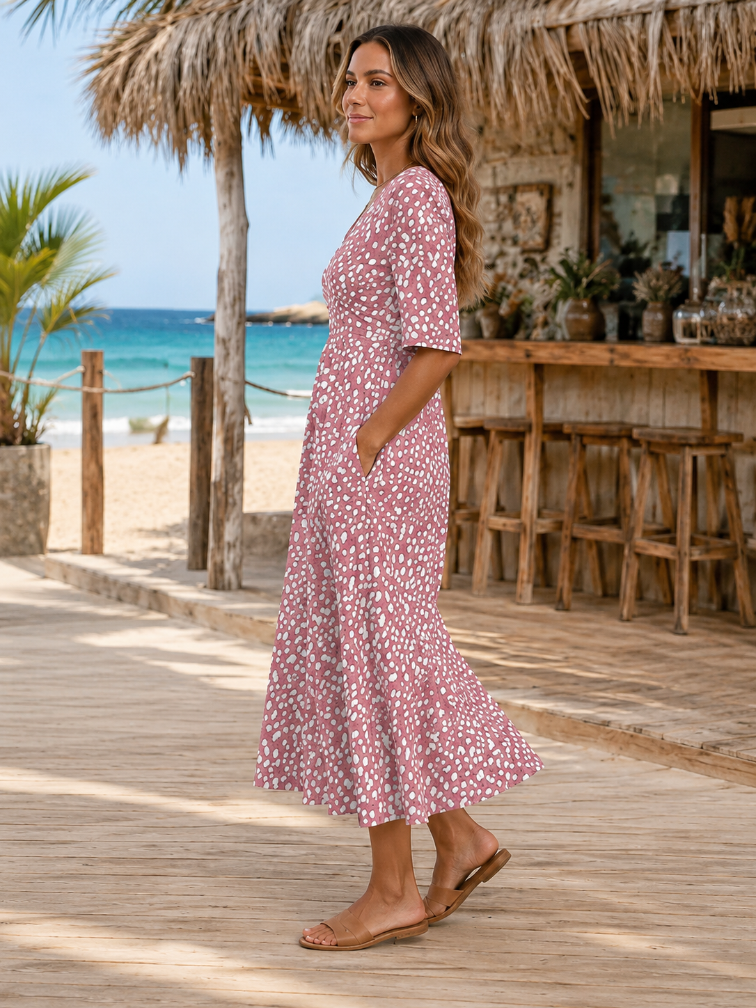 Amélie | Florales Midikleid