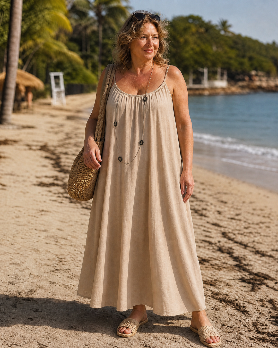 Amener Kleid Hellblau