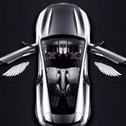 Autotürleuchten in Engelsflügelform (2 Stück)