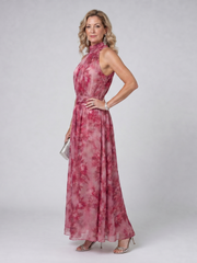 Lieselotte Weiches Halsträger-Midikleid – Ansicht 01