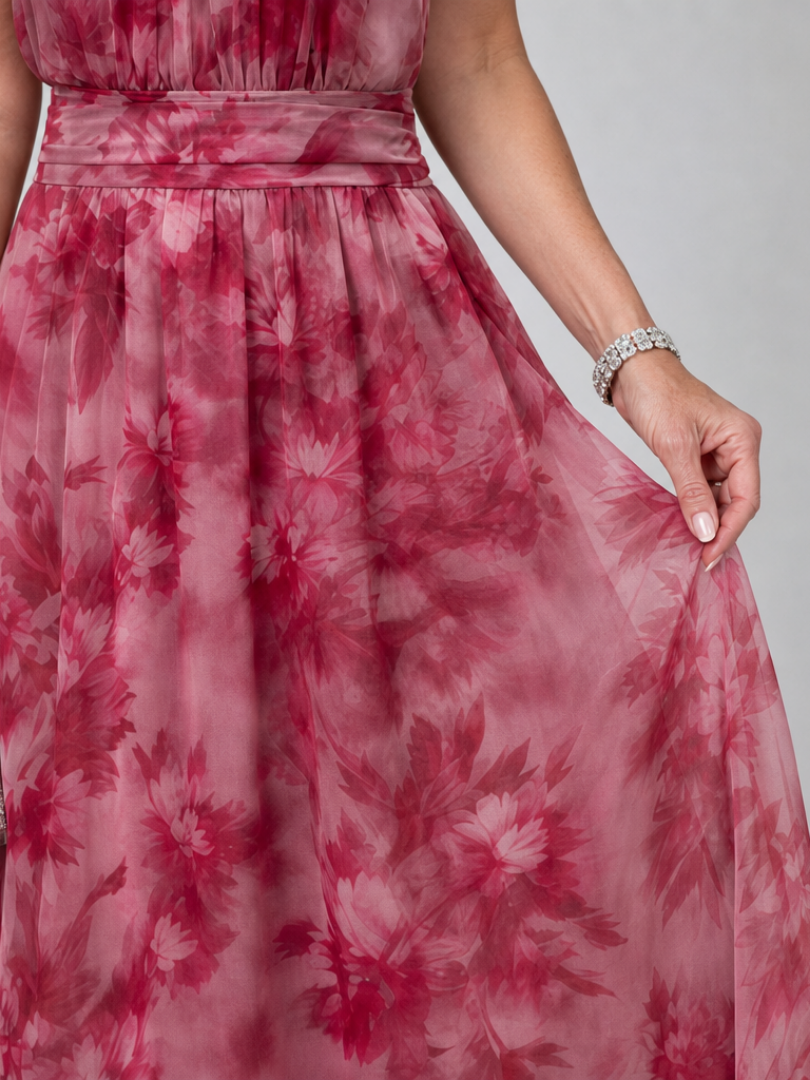 Lieselotte | Weiches Neckholder-Midikleid