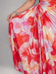 Melanie | One-Shoulder-Midikleid mit Plisseefalten