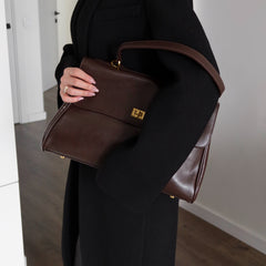 Pauline | Strukturierte Henkeltasche mit Laptopfach