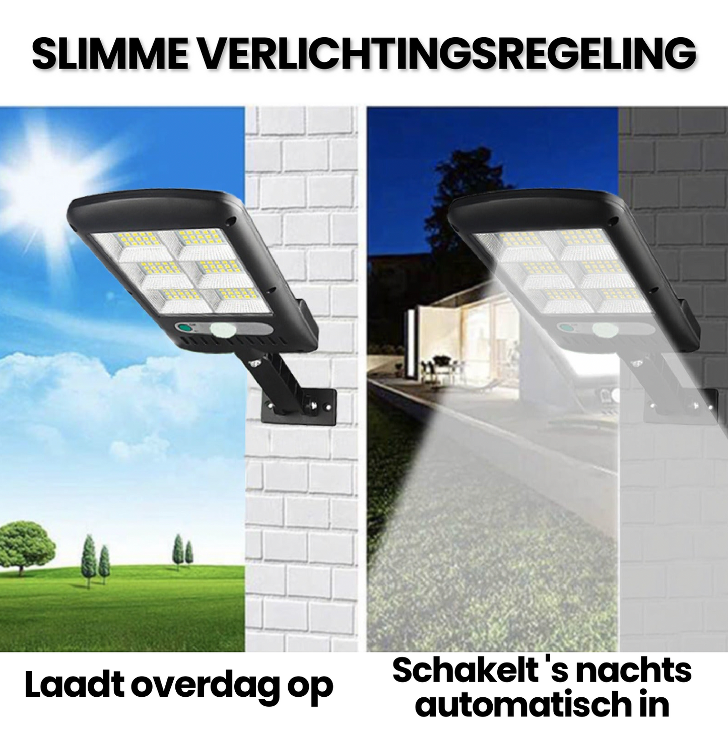 Buitenlamp op Zonenergie