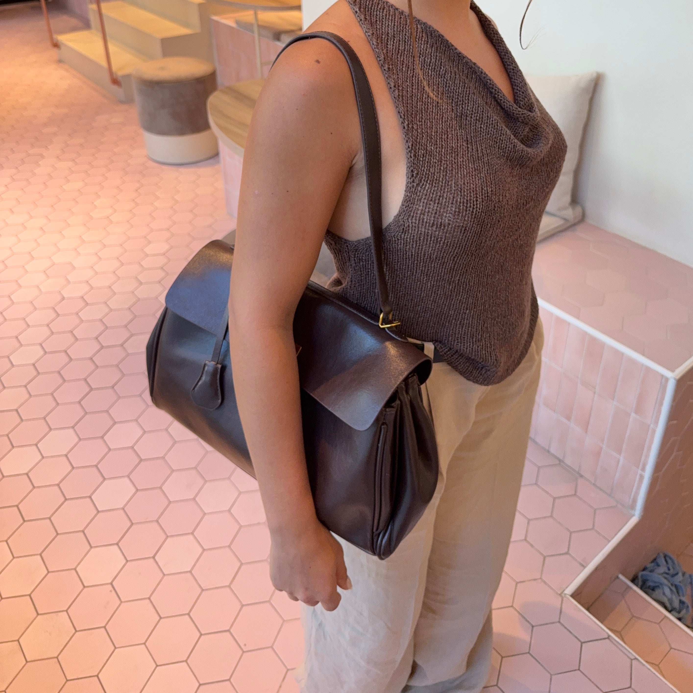 Theresa | Vintage-Handtasche mit Drehverschluss