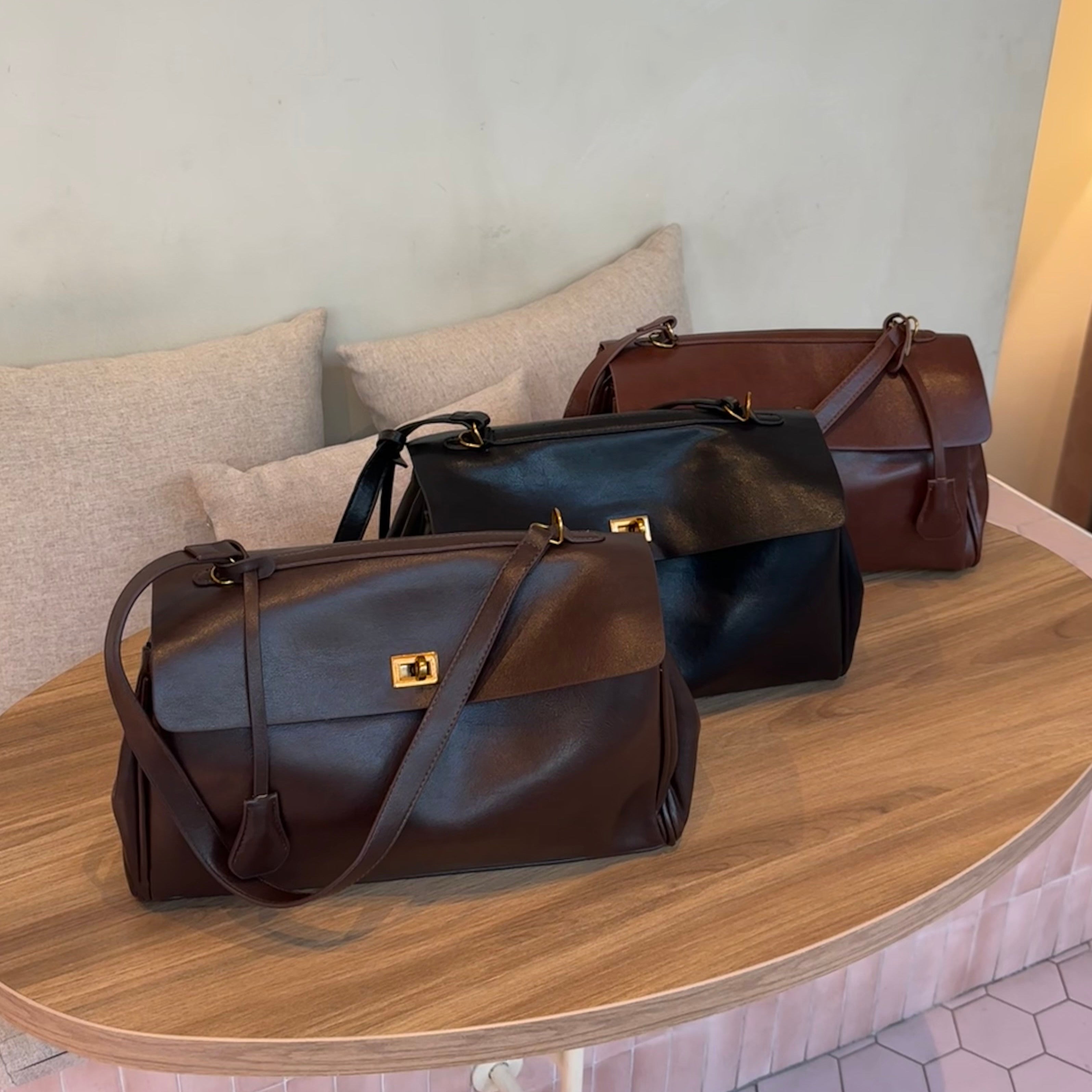 Theresa | Vintage-Handtasche mit Drehverschluss