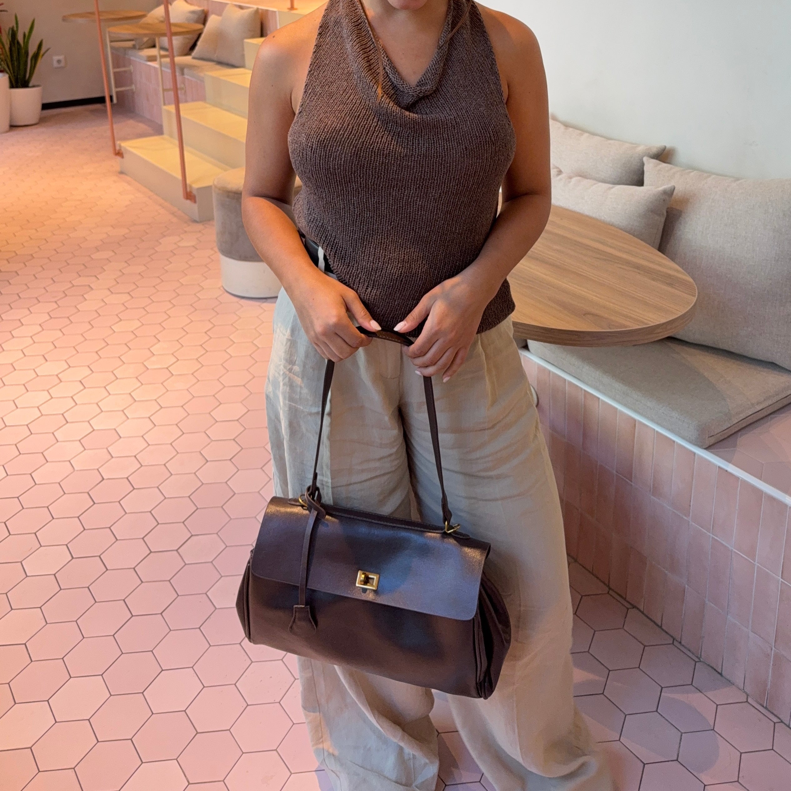 Theresa | Vintage-Handtasche mit Drehverschluss