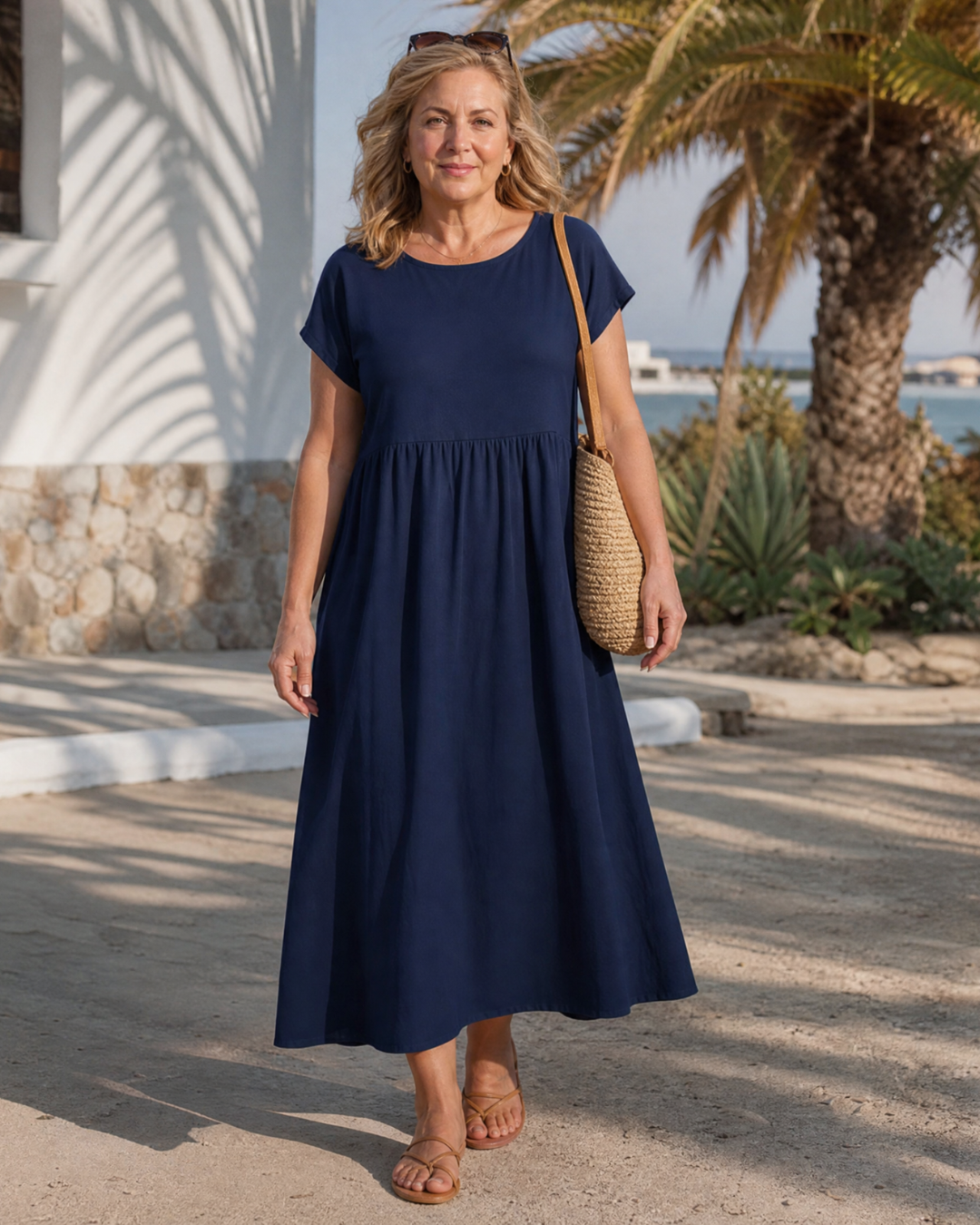 Sophie | Lockeres Midi-Kleid – Bild 1