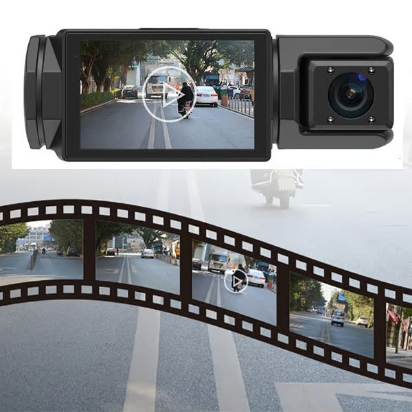 3 Lens Auto Dvr Dash Cam