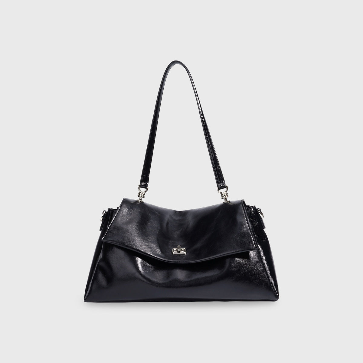 Wilhelmina | Echtleder-Tasche mit Glanz-Finish
